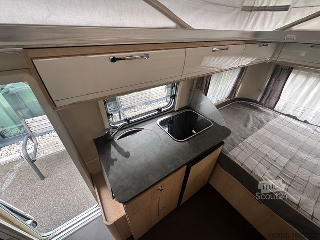 Wohnwagen HYMER/ERIBA Troll 530 60 Jahre Edition/Autarkpaket/Fahrradtr