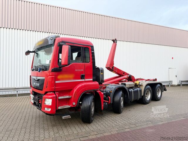 Camion benne à bras amovible MAN TGS 35.500 8x4 BB TGS 35.500 8x4 BB, Pritarder, Meiller RK 30.65