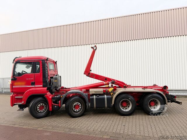 Camion benne à bras amovible MAN TGS 35.500 8x4 BB TGS 35.500 8x4 BB, Pritarder, Meiller RK 30.65