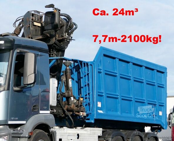 Camión portacontenedores de gancho Mercedes-Benz Antos 3543 L 8x2/6 Antos 3543 L 8x2/6, Retarder, 2x Lenkachse, Motorabtrieb, Schub-Knick, AT-Motor