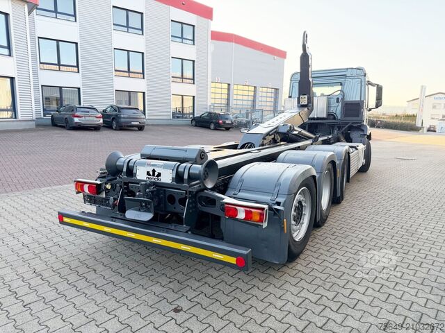 Camión portacontenedores de gancho Mercedes-Benz Antos 3543 L 8x2/6 Antos 3543 L 8x2/6, Retarder, 2x Lenkachse, Motorabtrieb, Schub-Knick, AT-Motor