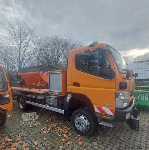 Camion benne à bras amovible Mitsubishi Canter Fuso 6C18 4x4 Canter Fuso 6C18 4x4, Winterdienstausstattung, City-Abroller