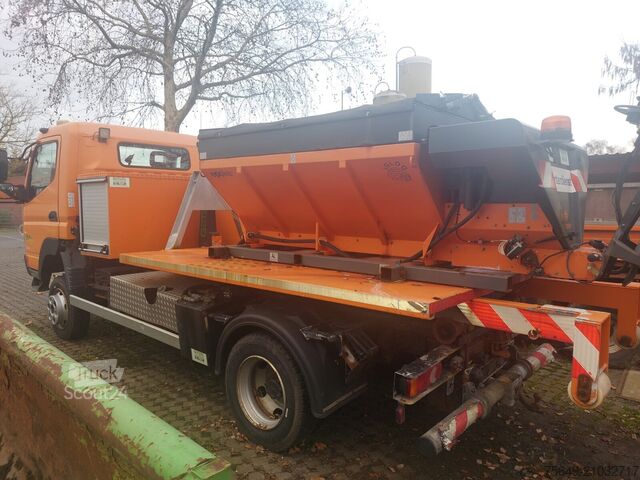 Camion benne à bras amovible Mitsubishi Canter Fuso 6C18 4x4 Canter Fuso 6C18 4x4, Winterdienstausstattung, City-Abroller