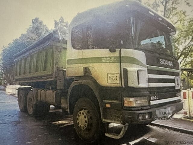 Tresidig tippbil Scania 124C 400 6x6 124C 400 6x6