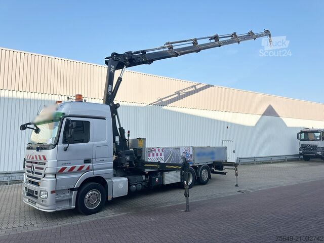Autolaadkraan Mercedes-Benz Actros 2546 L 6x2 Actros 2546 L 6x2, Hiab Kran 244 E - 6 Hiduo, 16,1 m 920 kg, Funk