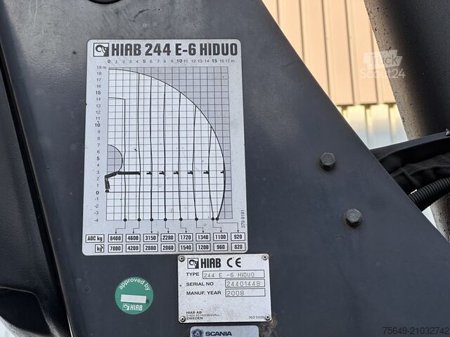 Autolaadkraan Mercedes-Benz Actros 2546 L 6x2 Actros 2546 L 6x2, Hiab Kran  244 E - 6 Hiduo, 16,1 m 920 kg, Funk