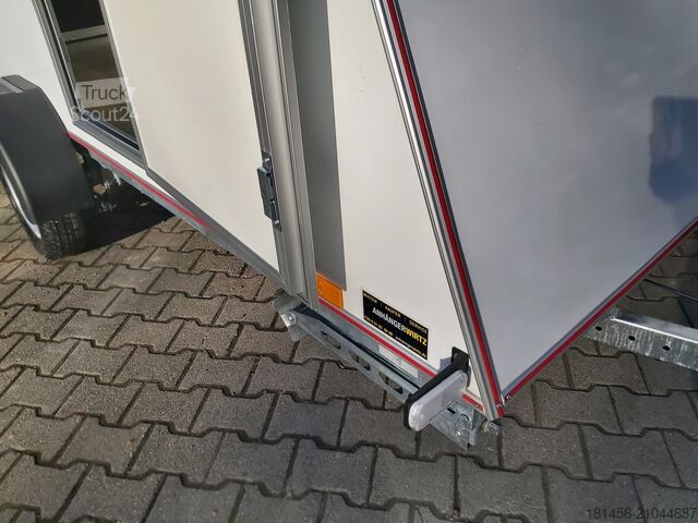 Ρυμουλκούμενο μοτοσικλέτας Tomplan Sport uns Transport Camping isolierter Koffer mit Heckrampe führerscheinfrei 100km/H Neu