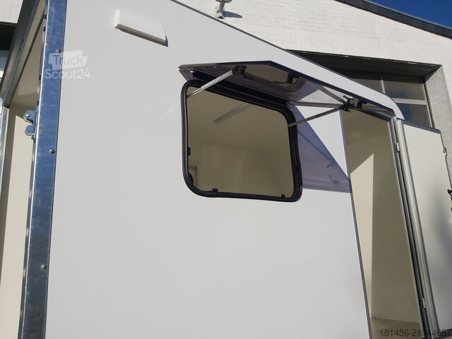 Ρυμουλκούμενο μοτοσικλέτας Tomplan Sport uns Transport Camping isolierter Koffer mit Heckrampe führerscheinfrei 100km/H Neu