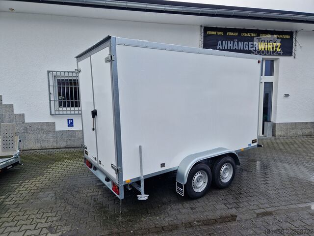 Araba römorku WM Meyer Kühlanhänger direkt verfügbare AZKF C 2735/155 230 Volt Kühlaggregat mobiles Kühlhaus