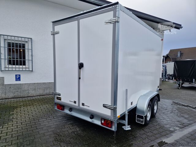 Araba römorku WM Meyer Kühlanhänger direkt verfügbare AZKF C 2735/155 230 Volt Kühlaggregat mobiles Kühlhaus
