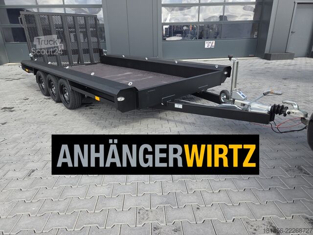 Construction trailers Vlemmix 3,5 to Bagger Maschinen full black
