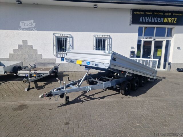 Raskaan kaluston perävaunu Variant Transporter 3543 UX Tridem Maxi Load Neu