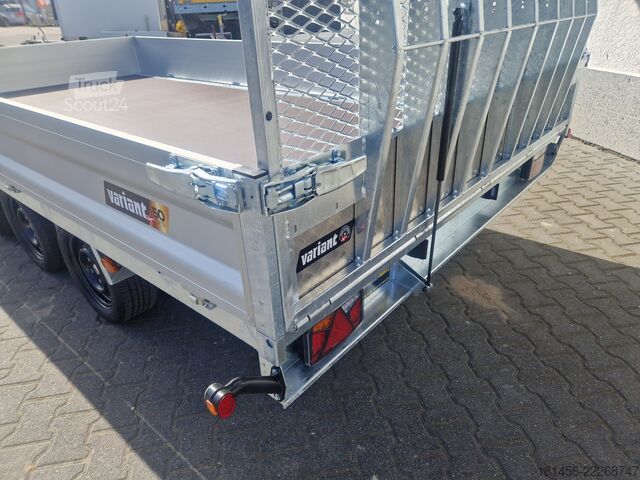 Raskaan kaluston perävaunu Variant Transporter 3543 UX Tridem Maxi Load Neu