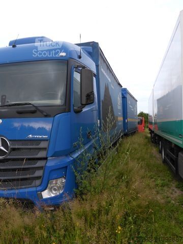 LKW mit Pritsche & Plane MERCEDES-BENZ 1840 Top Zustand 106 m3  Euro 6 + Anhänger