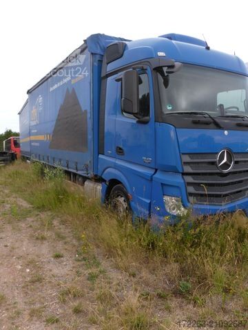 LKW mit Pritsche & Plane MERCEDES-BENZ 1840 Top Zustand 106 m3  Euro 6 + Anhänger