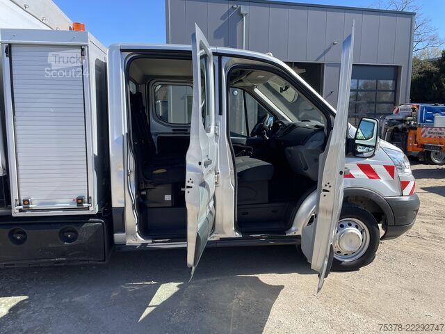 фургон-шафа з фіранкою Ford Transit Kipper aus 1.Hand+Klima+AHK+EU5
