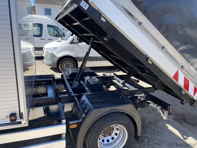 фургон-шафа з фіранкою Ford Transit Kipper aus 1.Hand+Klima+AHK+EU5