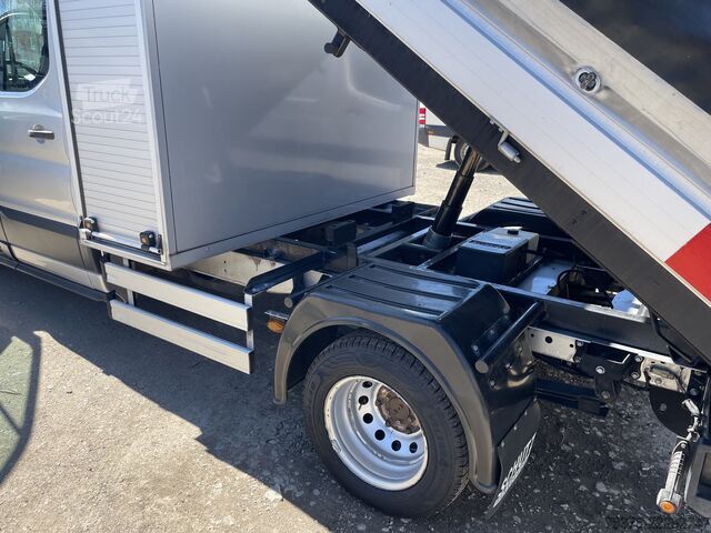фургон-шафа з фіранкою Ford Transit Kipper aus 1.Hand+Klima+AHK+EU5