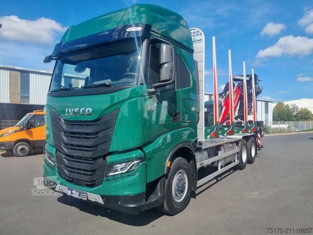 Transportador de madeira Iveco X-Way AS300X57 Z/P HR ON+ 6x4 (6x6 Hi Traction)