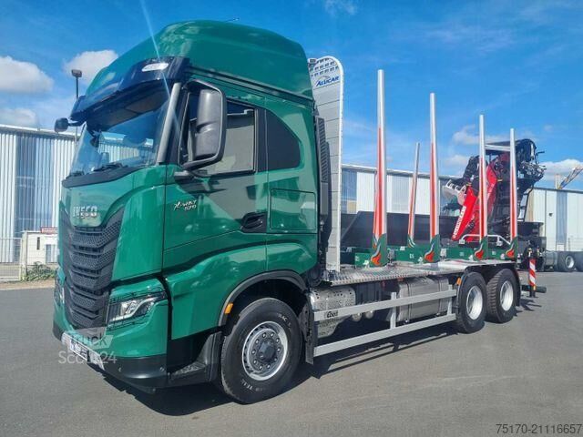 Transportador de madeira Iveco X-Way AS300X57 Z/P HR ON+ 6x4 (6x6 Hi Traction)