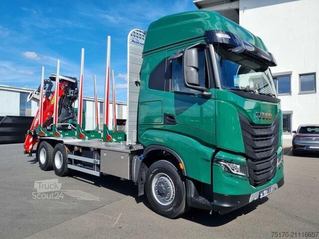 Transportador de madeira Iveco X-Way AS300X57 Z/P HR ON+ 6x4 (6x6 Hi Traction)