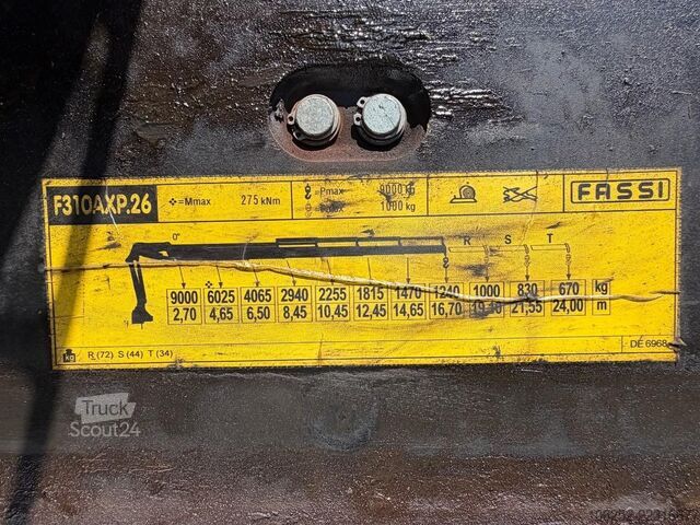 Standard-SZM DAF CF 85.460 6x2 TRR + CRANE FASSI F310 AXP.26 (6x...