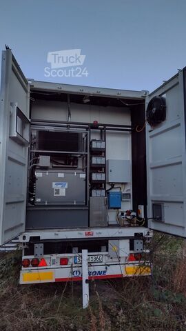 Özel 40'' dorse + laboratuvar konteyneri Laborcontainer 