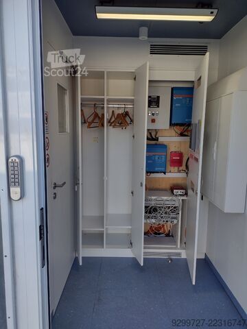 Özel 40'' dorse + laboratuvar konteyneri Laborcontainer 
