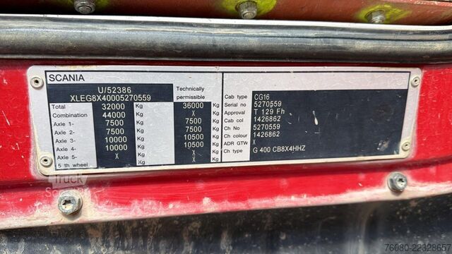 Ανατρεπόμενο φορτηγό Scania G 400 (GRANDES EJES / BELGIAN TRUCK / COCHE BEL...