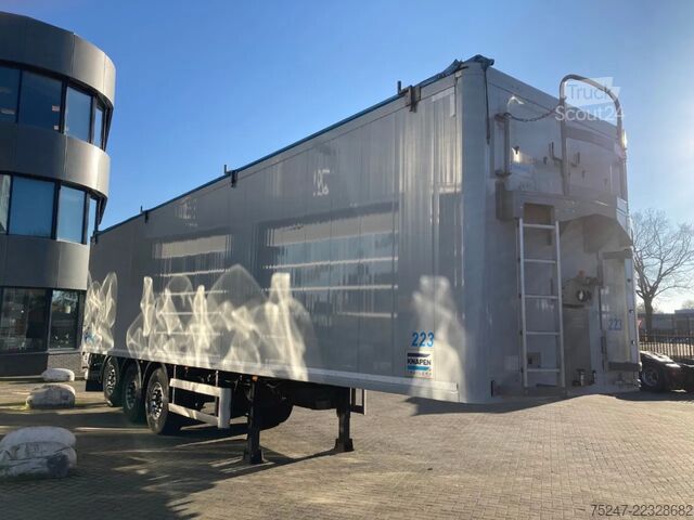 Vloer verplaatsen Knapen Trailers K200 - 70m3 Liftas *huren / Vermietung*