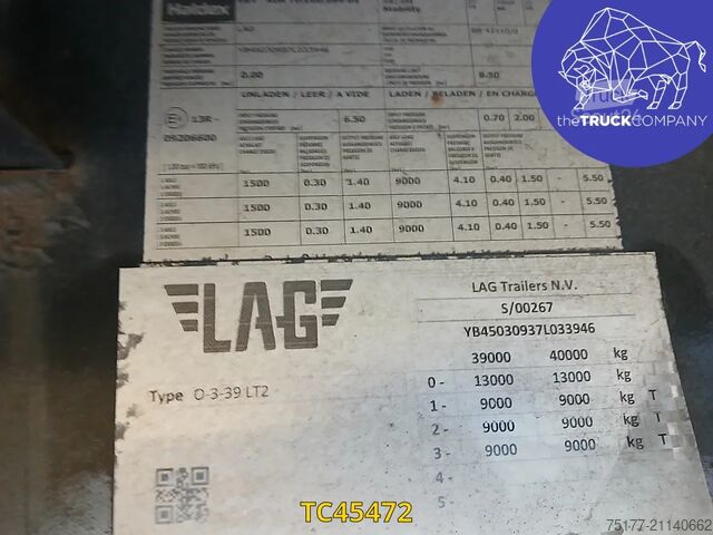 Platform trailer Lag 