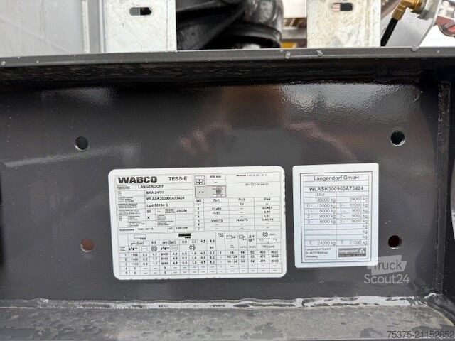 Kipper Auflieger Langendorf SKA 24/31  VERMIETFAHRZEUG sofort verfügbar 25 cbm