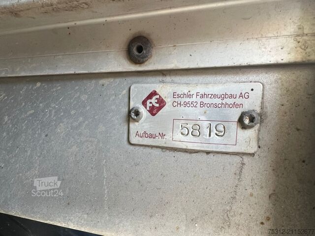 Plattewagen met zeil Mercedes-Benz Actros 1843  Retarder AHK LBW 2,7m