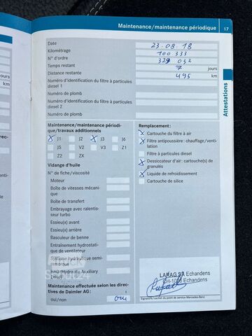 Plattewagen met zeil Mercedes-Benz Actros 1843  Retarder AHK LBW 2,7m