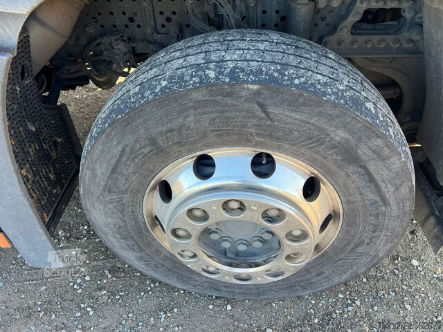 Plattewagen met zeil Mercedes-Benz Actros 1843  Retarder AHK LBW 2,7m