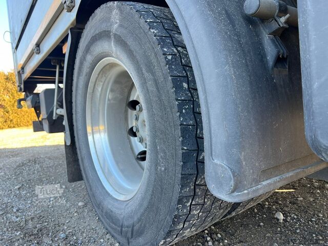 Plattewagen met zeil Mercedes-Benz Actros 1843  Retarder AHK LBW 2,7m