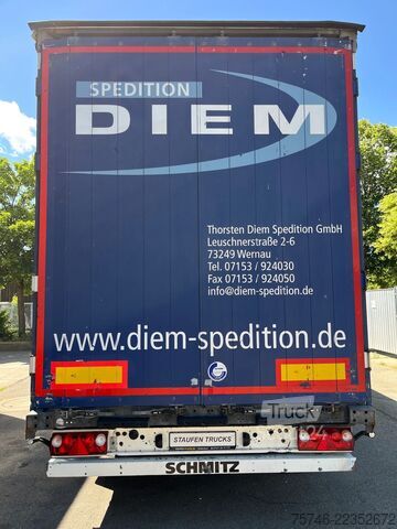 Brezenta Schmitz Cargobull SCB S3T, MEGA, 3-Achs-Auflieger, Tautliner, EDS...