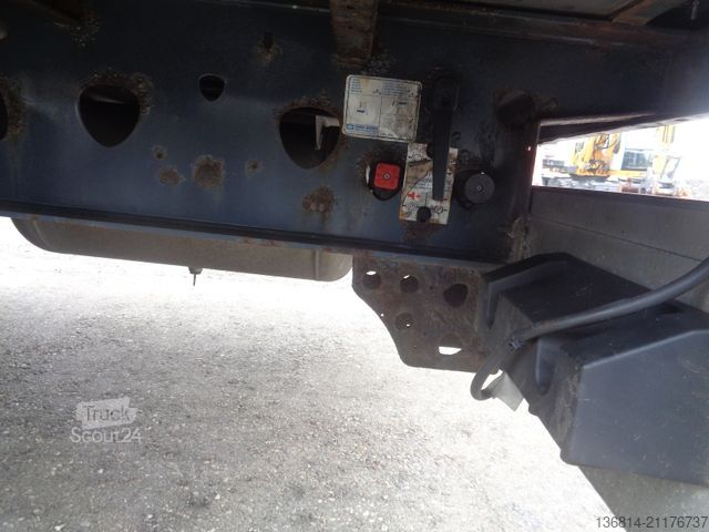 Semi-reboque aberto com lona  SAPL 24 Mega Liftachse SAF 435/50 R19,5