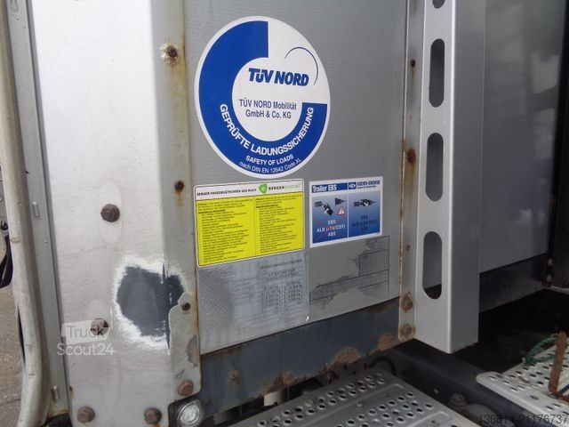 Semi-reboque aberto com lona  SAPL 24 Mega Liftachse SAF 435/50 R19,5