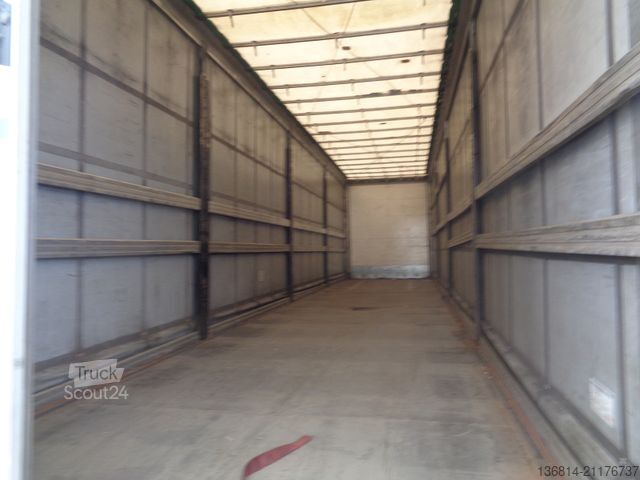 Semi-reboque aberto com lona  SAPL 24 Mega Liftachse SAF 435/50 R19,5