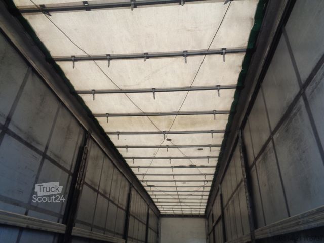 Semi-reboque aberto com lona  SAPL 24 Mega Liftachse SAF 435/50 R19,5