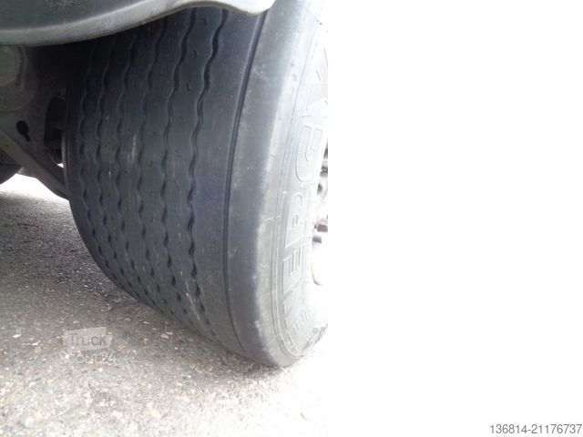 Semi-reboque aberto com lona  SAPL 24 Mega Liftachse SAF 435/50 R19,5