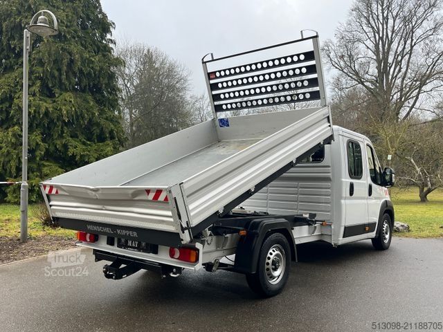 Tipvogn varebil OPEL MOVANO DOKA 3 SEITENKIPPER KLIMAA. AHK 1.HAND