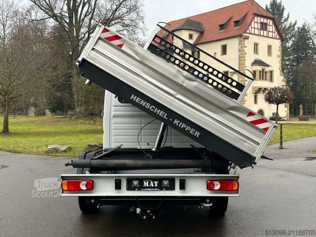 Tipvogn varebil OPEL MOVANO DOKA 3 SEITENKIPPER KLIMAA. AHK 1.HAND