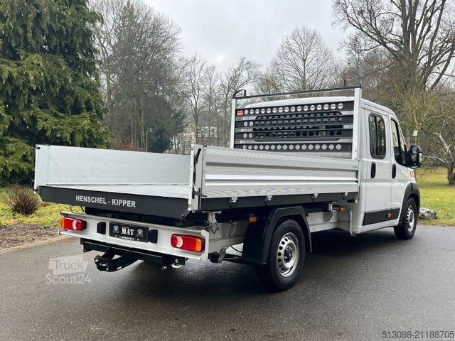 Tipvogn varebil OPEL MOVANO DOKA 3 SEITENKIPPER KLIMAA. AHK 1.HAND