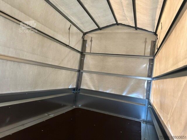 Rimorchio per auto Neptun GN124, N7-263 KPS, 750 kg 2630 x 1450 x 400 mm, mit Hochplane 160 cm