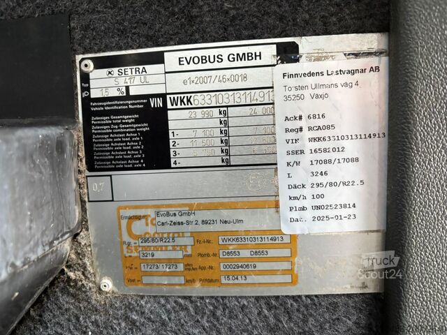 حافلة بين المدن Setra S 417 UL / Intouro L 6x2*4 10 SIMILAR AVAILABLE...