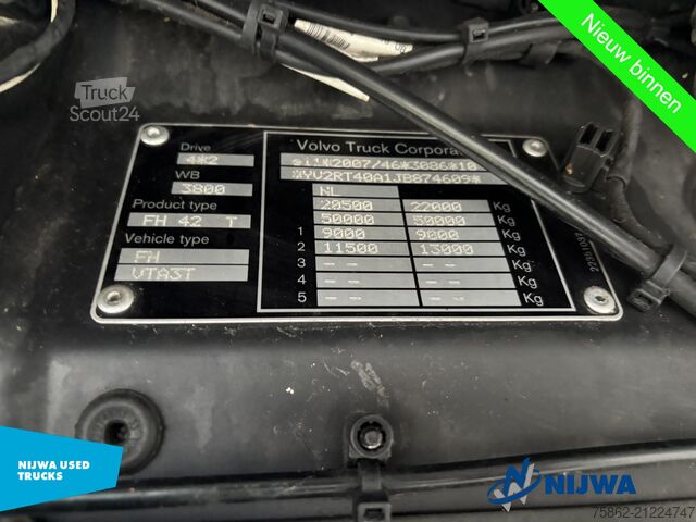 Standard-SZM Volvo FH 500 4x2 Full Air + 9T vooras