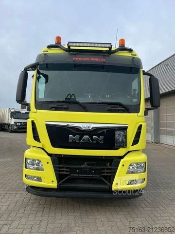 Abrollkipper MAN TG-S 26.440 6x4 Abrollkipper mit Kran Funk 4xhyd