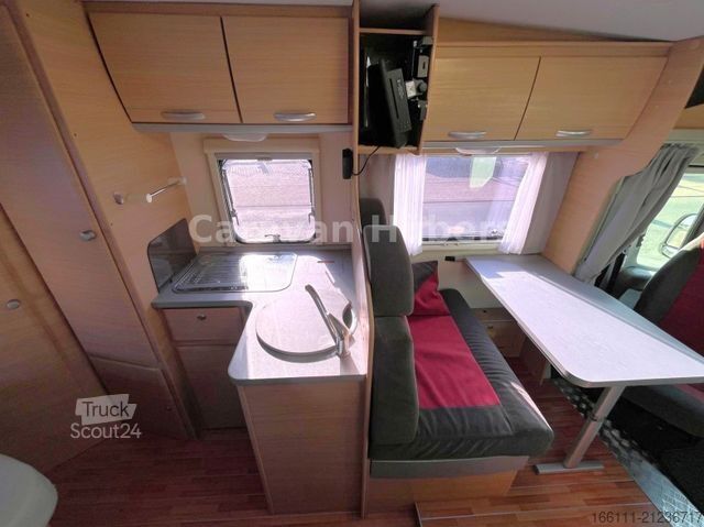Camping-car semi-intégré ROLLER TEAM 255 P - Festbett - Sat/TV - Klima - Tempomat
